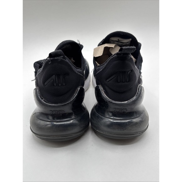 Nike Air Max 270 (GS) Black Running Shoes 943345-001 Size 7Y W 5.5 - Picture 9 of 11